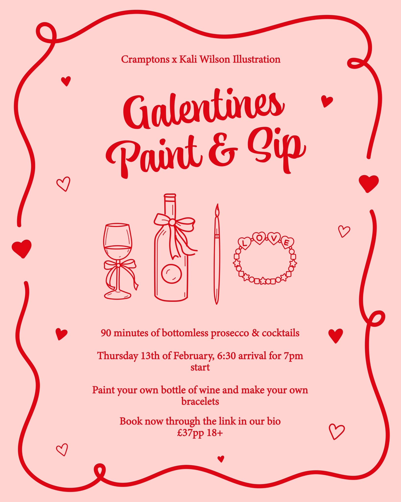 Galentines Sip and Paint